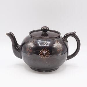 Gibsons Brown Red Clay Redware Teapot